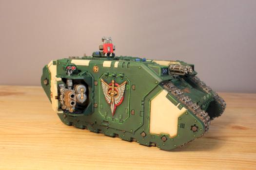 Dark Angels Land Raider by Brushes and boltguns