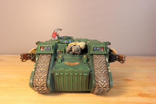 Dark Angels Land Raider by Brushes and boltguns