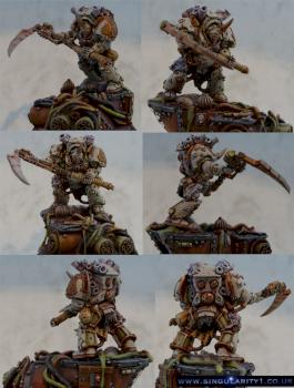 Chaos Space Marine. Typhus, Herald of Nurgle by singularity