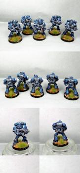 Ultramarines squad with flamer by HooY