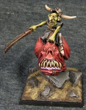 Night goblin big boss on squig by Northern Star