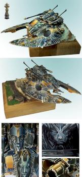 ELDAR FALCON - GOLD W40K VEHICLE GD POLAND 2007 by DEMON COLOR