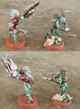 Kroot Mercenary Ork Hybrids (from army on eBay) by fattdex