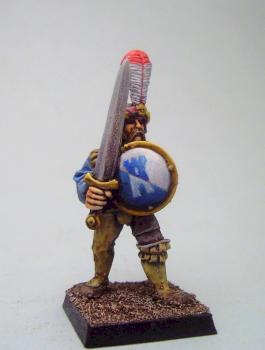 Swordsman with freehand shield by weety