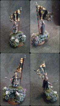 Numenorean Banner Bearer (conversion) by BillFerny