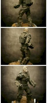 Scifi Trooper 54mm by Stavros Zouliatis