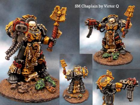 Space Marines Chaplain by neojarlaxe