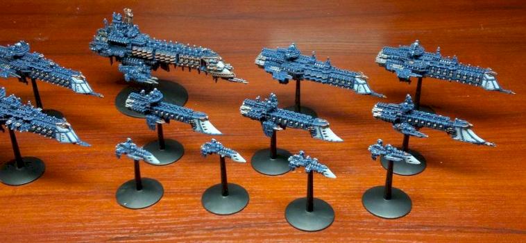 Battlefleet Gothic Imperial Fleet by sparrowhawk2k