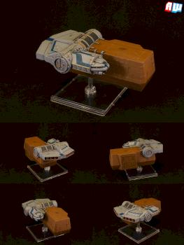 Star Wars X-wing: Wayfarer-class Medium Transport by Macross_VF1