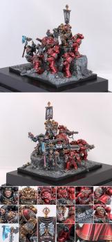 Blood Angels Battle Brothers by glazed over