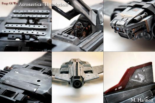 Forgeworld Imperial Navy Thunderbolt DETAIL SHOTS by michaelharmon