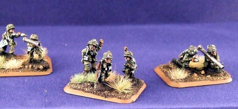 Flames of War US Para CO and weapons teams by exilesjjb