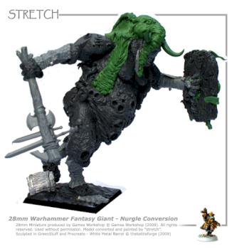 GW Warhammer Fantasy Giant NURGLE Conversion 4 by stretch