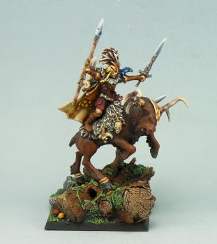 Wood Elf Lord on Stag by Toffgd