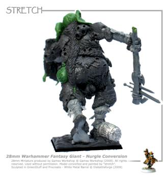 Warhammer Fantasy Giant NURGLE CONVERSION 2 by stretch