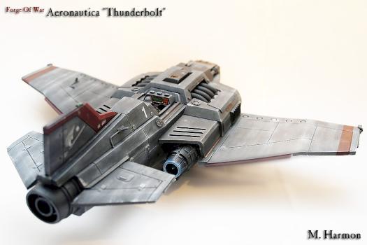 Forgeworld Imperial Navy Thunderbolt REAR SHOTS by michaelharmon