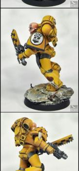 Imperial Fists Veteran Sergeant by Thor-Modelling