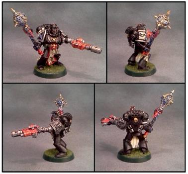 Deathwatch Kill Team Space Marine Codiciar Librarian by Lou Rollins