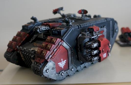 GK Landraider Crusader by WH40Kev