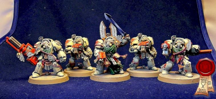 Dark Angels Deathwing Terminator Squad (Dark Vengeance) by red gobbo