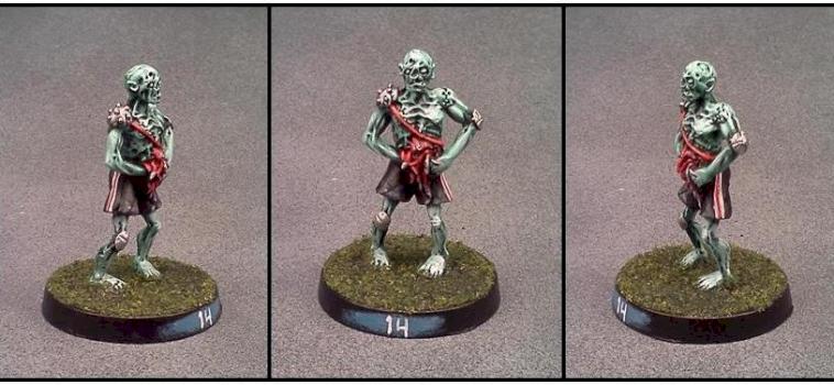 Blood Bowl Zombie by Lou Rollins