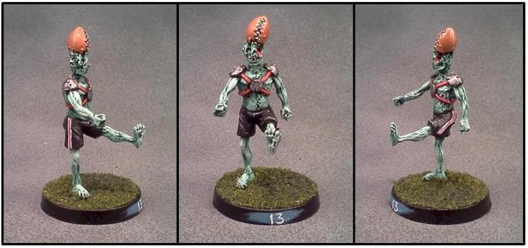 Blood Bowl Zombie by Lou Rollins