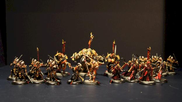 Skorne Army - Hexeris, Aptimus Marketh, Praetorian Swordsmen by dr_ether