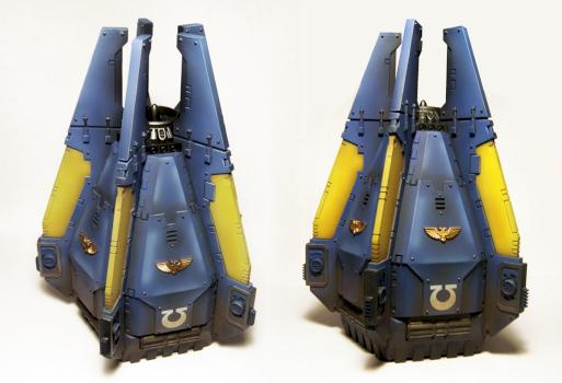 Ultramarine Drop Pod by GHOSTDOGG