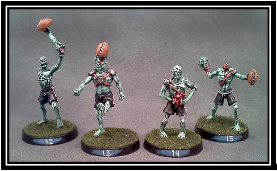 Blood Bowl Zombies by Lou Rollins