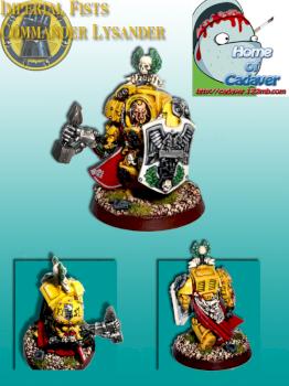 Imperial Fists Captain Lysander by Home Of CadaveR