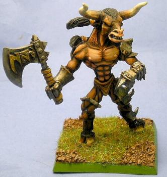 Fantasy Minotaur Hero by AtomicPope