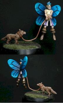 Walk the Dog Fairy by ipaintminis