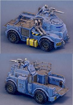 Genestealer Cult Goliath truck by Voltar.79