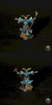 Massive Darkness AJAX Wizard miniature AD&D Frostgrave Dungeons & Dragons CMON by warhamsterpainting