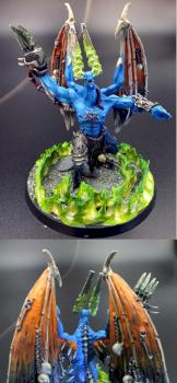 Daemon Prince of Tzeentch by The Green Man