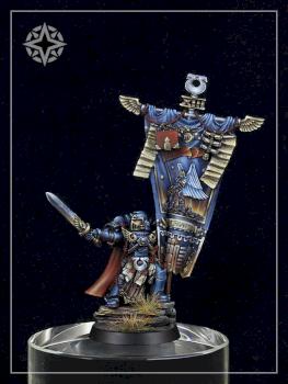 Ultramarines Honour Guard Standardbearer by pirotess