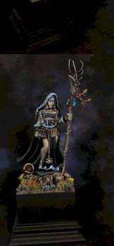 Goddess of Magic (Reaper frost giant queen, with conversions) by miniking