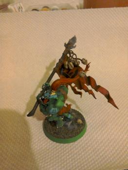 Savage Orruk Warboss with Waaargh Banner by Mr.Flibble