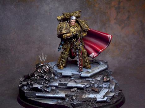 Rogal Dorn Primarch of the Imperial Fists by WarmasterPainting