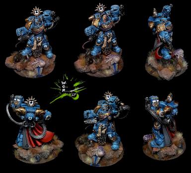 Marneus Calgar Ultramarines Chapter Master Warhammer 40K by CroWarGamePainting