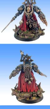 Chaos Lord In Terminator Armour by hashmallum