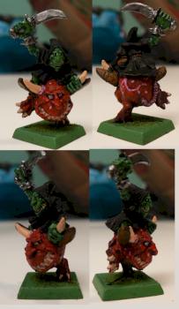 Night Golblin Squig Hopper by wackiewarrior