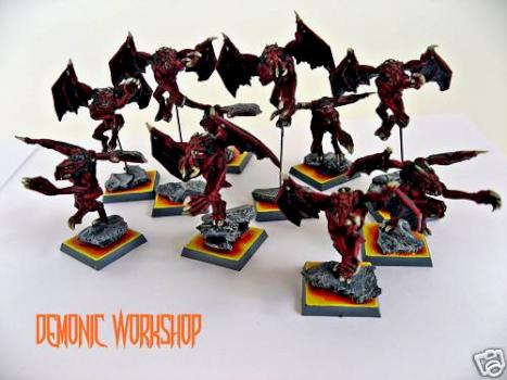 GW Warhammer Fantasy Chaos Demons Furies Miniatures by Demonic_Workshop