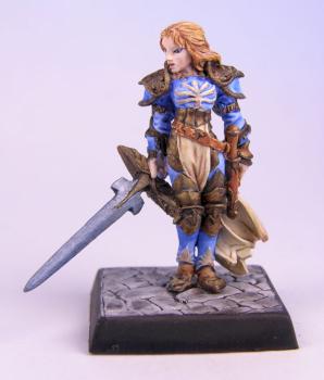 Alaine, female paladin by Vicky