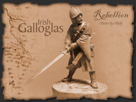 Irish Galloglas - 28mm by Ebob