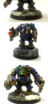 Ork nobs in mega armour by deathskullork