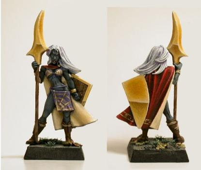 CMON Amazon - err Drow by paintingploddy