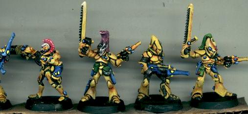 eldar pirate squad by bandages