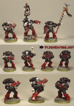 FLESH EATERS Tactical Squad Minuos by Chaplain Desmodus