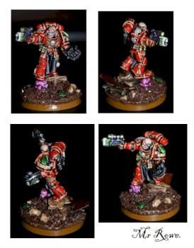 Blood Angels Space Marine Veteran Sargent by Mr Rowe